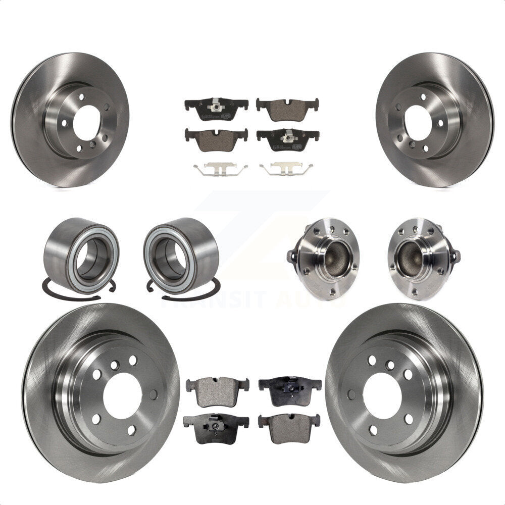 [Avant + Arrière] Kit d'ensemble roulement de roue et moyeu pour BMW 428i 328i Gran Coupe sans Blue Painted Calipers KBB-113480 par Transit Auto