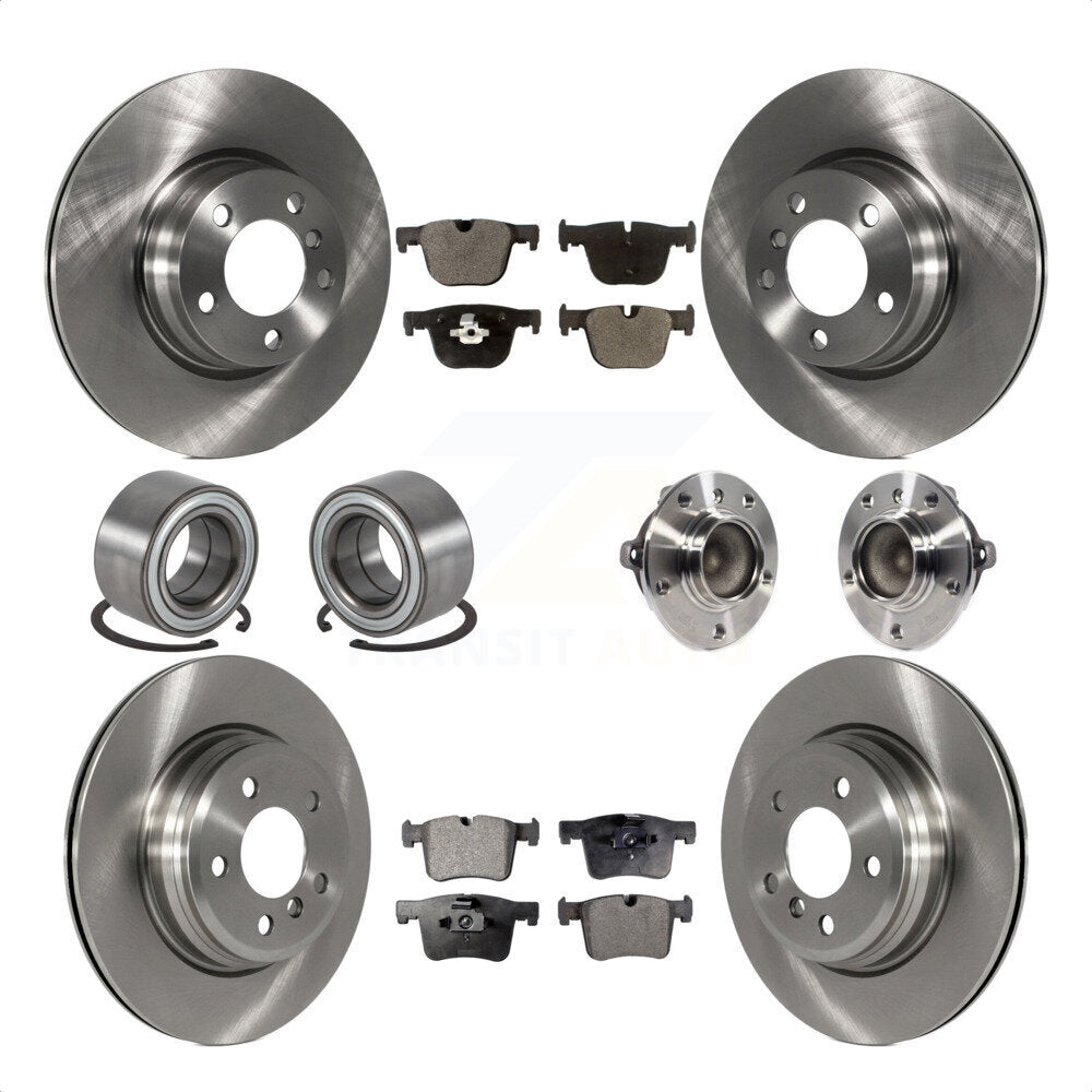 [Avant + Arrière] Kit d'ensemble roulement de roue et moyeu pour BMW 428i Gran Coupe sans Blue Painted Calipers KBB-113482 par Transit Auto
