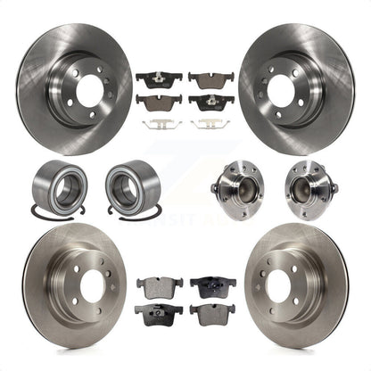 [Avant + Arrière] Kit d'ensemble roulement de roue et moyeu pour BMW 328i 428i 228i sans Blue Painted Calipers KBB-113484 par Transit Auto