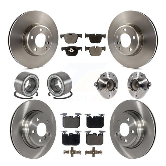 [Avant + Arrière] Kit d'ensemble roulement de roue et moyeu pour BMW 340i 435i Gran Coupe ActiveHybrid 3 sans Blue Painted Calipers KBB-113486 par Transit Auto