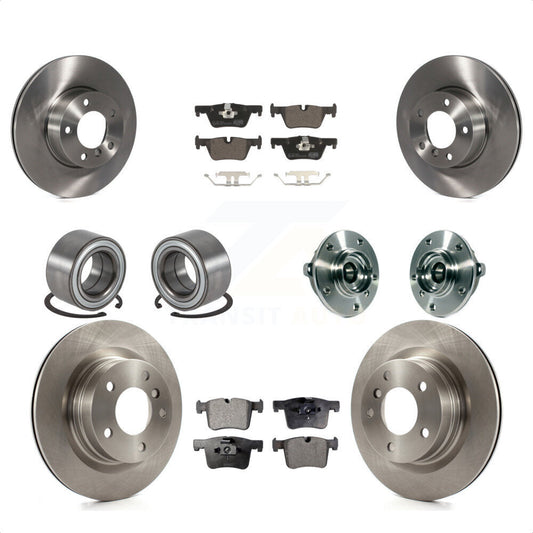 [Avant + Arrière] Kit d'ensemble roulement de roue et moyeu pour 2015-2016 BMW 228i xDrive sans Blue Painted Calipers KBB-113489 par Transit Auto