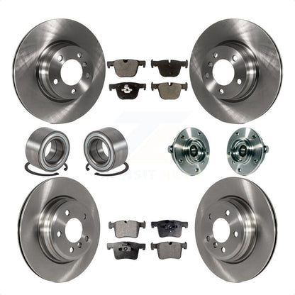 [Avant + Arrière] Kit d'ensemble roulement de roue et moyeu pour 2015-2016 BMW 428i xDrive Gran Coupe sans Blue Painted Calipers KBB-113490 par Transit Auto