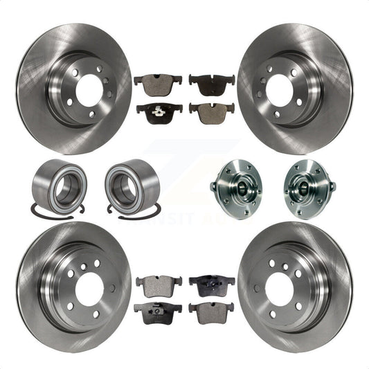 [Avant + Arrière] Kit d'ensemble roulement de roue et moyeu pour 2015-2016 BMW 428i xDrive Gran Coupe sans Blue Painted Calipers KBB-113491 par Transit Auto