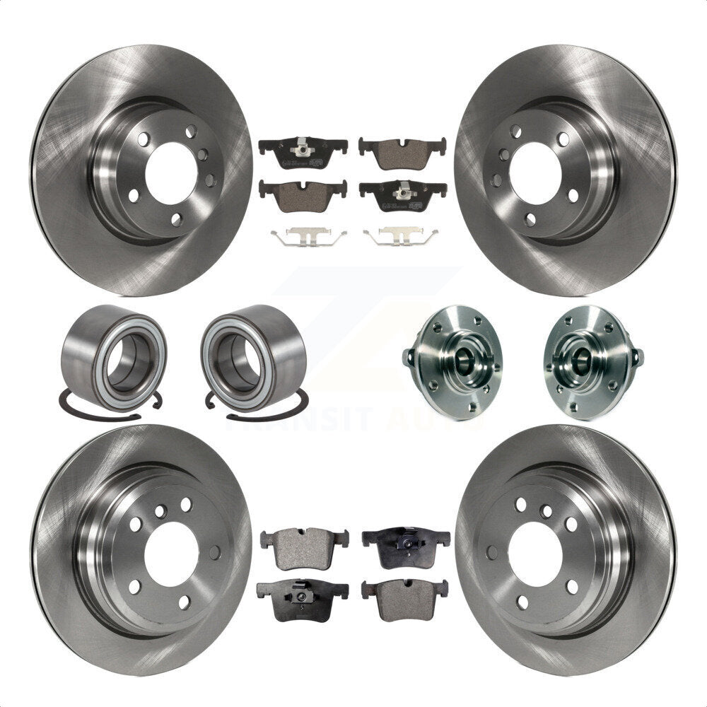 [Avant + Arrière] Kit d'ensemble roulement de roue et moyeu pour BMW 328i xDrive 428i Gran Coupe sans Blue Painted Calipers KBB-113492 par Transit Auto