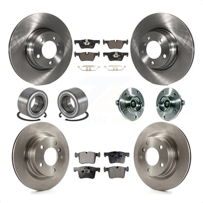 [Avant + Arrière] Kit d'ensemble roulement de roue et moyeu pour 2015-2016 BMW 228i xDrive sans Blue Painted Calipers KBB-113493 par Transit Auto