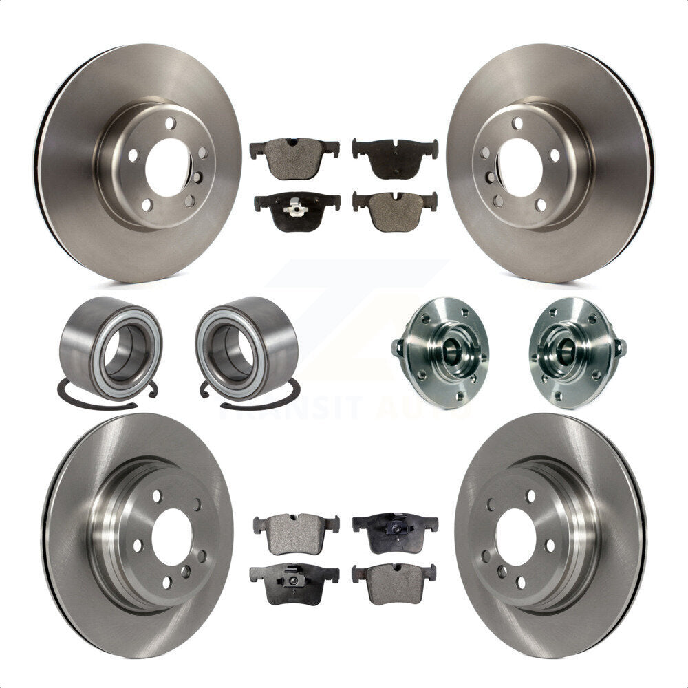 [Avant + Arrière] Kit d'ensemble roulement de roue et moyeu pour BMW 335i xDrive 435i GT Gran Coupe sans Blue Painted Calipers KBB-113494 par Transit Auto