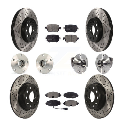 [Avant + Arrière] Kit d'ensemble roulement de roue et moyeu pour Volkswagen Golf SportWagen KBB-113508