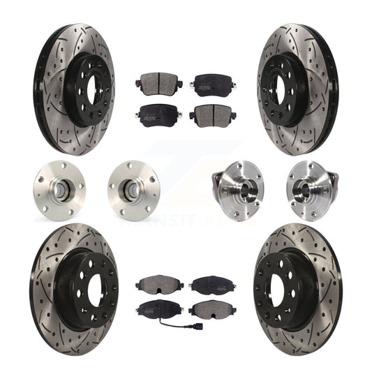 [Avant + Arrière] Kit d'ensemble roulement de roue et moyeu pour Volkswagen Golf SportWagen KBB-113508