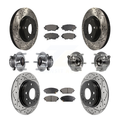 [Avant + Arrière] Kit d'ensemble roulement de roue et moyeu pour Mazda 3 Sport 2.5L KBB-113523