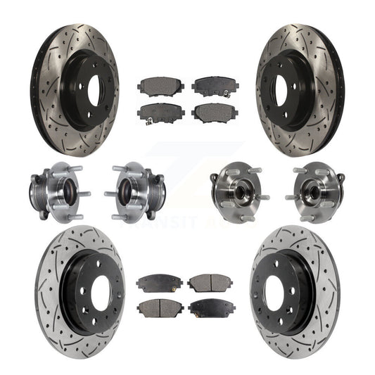 [Avant + Arrière] Kit d'ensemble roulement de roue et moyeu pour Mazda 3 Sport 2.5L KBB-113523