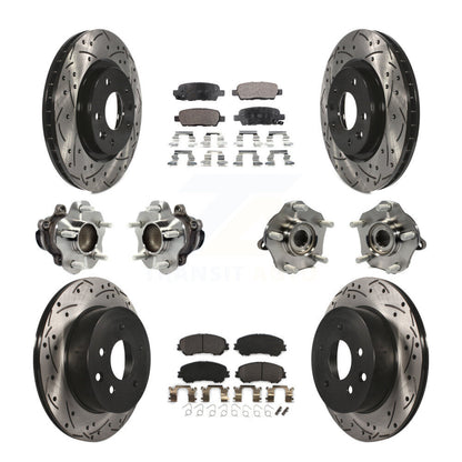 [Avant + Arrière] Kit d'ensemble roulement de roue et moyeu pour Nissan Rogue Sport Qashqai KBB-113525