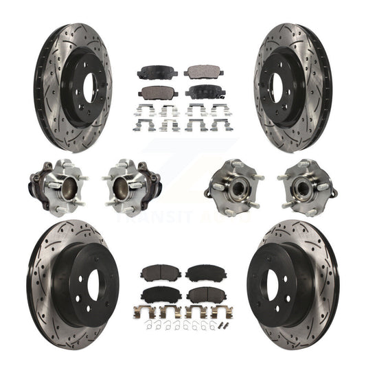 [Avant + Arrière] Kit d'ensemble roulement de roue et moyeu pour Nissan Rogue Sport Qashqai KBB-113525