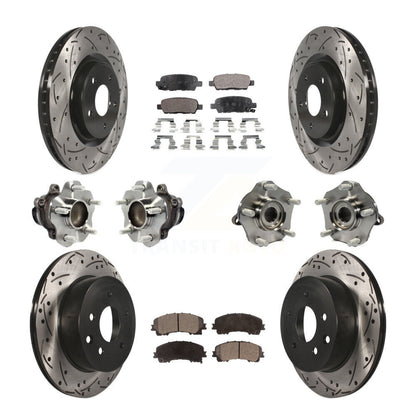 [Avant + Arrière] Kit d'ensemble roulement de roue et moyeu pour Nissan Rogue KBB-113526
