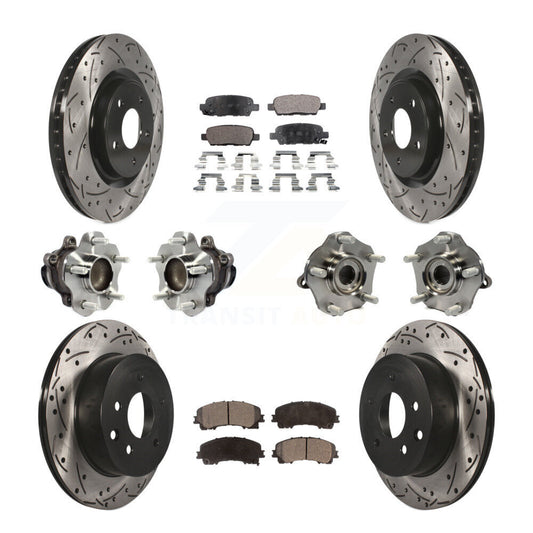 [Avant + Arrière] Kit d'ensemble roulement de roue et moyeu pour Nissan Rogue KBB-113526