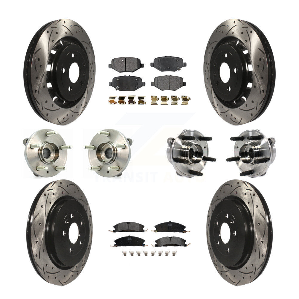 [Avant + Arrière] Kit d'ensemble roulement de roue et moyeu pour Ford Taurus Police Interceptor Sedan Special Service KBB-113537