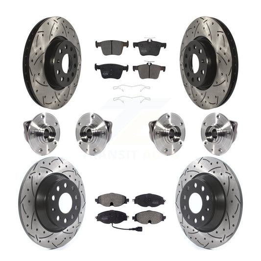[Avant + Arrière] Kit d'ensemble roulement de roue et moyeu pour Audi TT Quattro KBB-113540