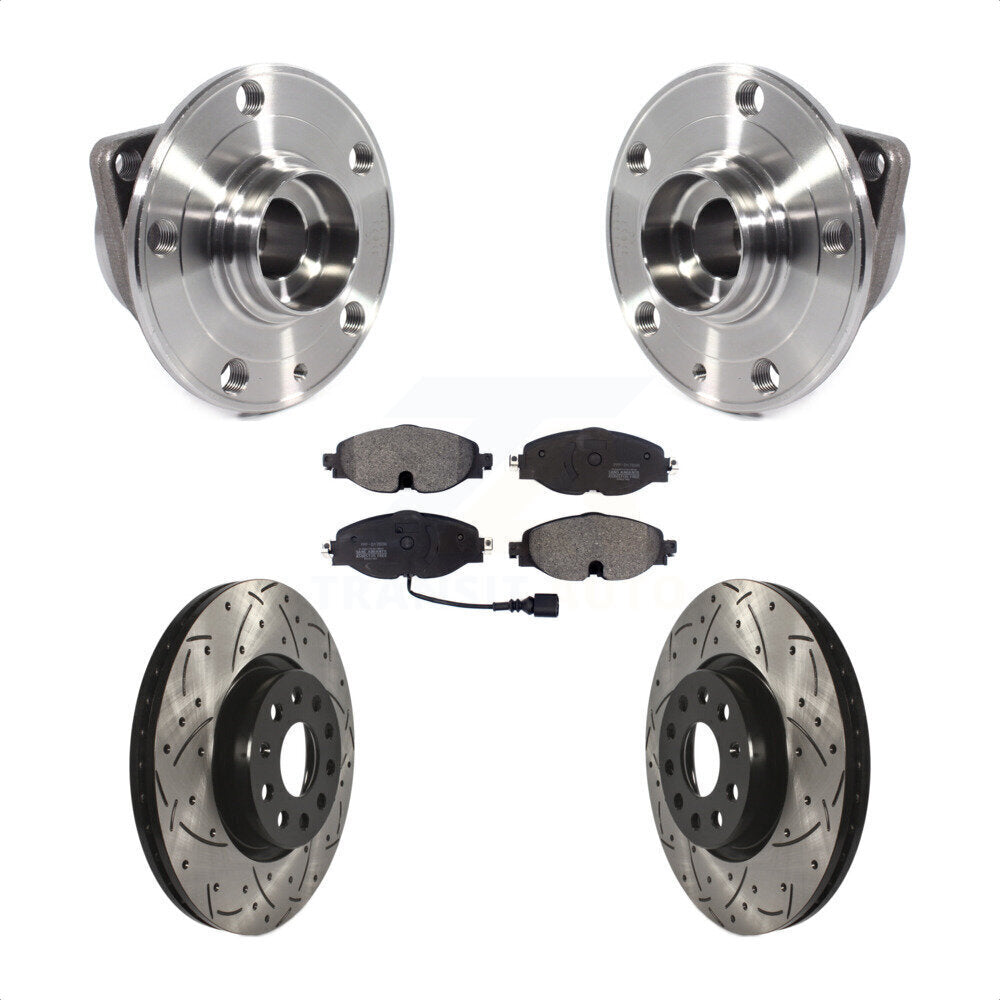 [Avant] Kit d'ensemble roulement de roue et moyeu pour Volkswagen GTI Audi Golf Alltrack A3 Sportback e-tron TT Quattro KBB-113552 par Transit Auto