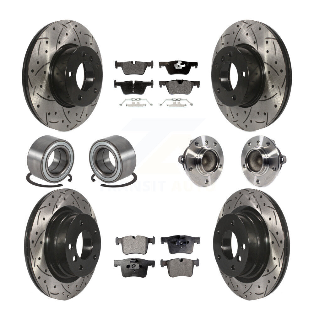 [Avant + Arrière] Kit d'ensemble roulement de roue et moyeu pour BMW 428i 228i 320i 328d KBB-113569