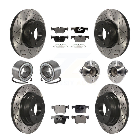 [Avant + Arrière] Kit d'ensemble roulement de roue et moyeu pour BMW 428i 228i 320i 328d KBB-113569