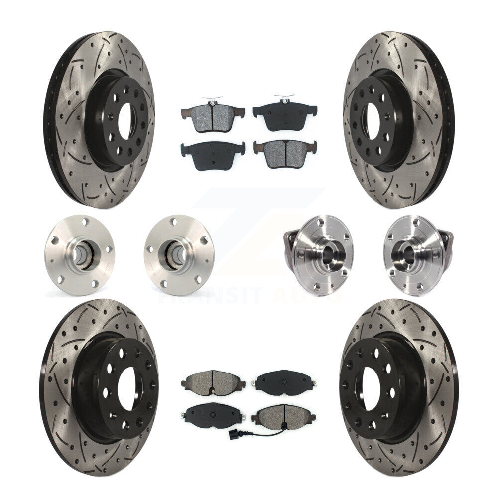 [Avant + Arrière] Kit d'ensemble roulement de roue et moyeu pour Audi A3 Sportback e-tron avec 85mm Bearing Outer Diameter KBB-113575