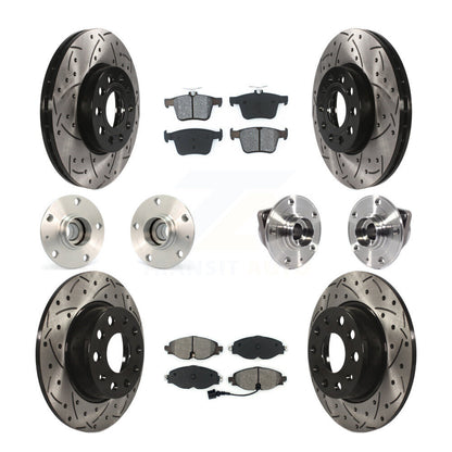 [Avant + Arrière] Kit d'ensemble roulement de roue et moyeu pour 2016 Audi A3 Sedan avec FWD 2.0L avec 85mm Bearing Outer Diameter KBB-113577