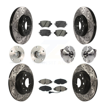 [Avant + Arrière] Kit d'ensemble roulement de roue et moyeu pour Volkswagen Golf SportWagen KBB-113578