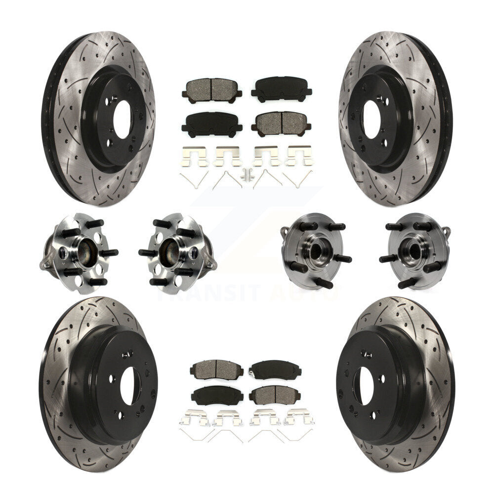 [Avant + Arrière] Kit d'ensemble roulement de roue et moyeu pour 2011-2014 Honda Odyssey KBB-113579