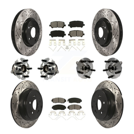 [Avant + Arrière] Kit d'ensemble roulement de roue et moyeu pour 2011-2014 Honda Odyssey KBB-113579