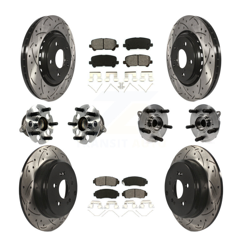 [Avant + Arrière] Kit d'ensemble roulement de roue et moyeu pour 2015-2017 Honda Odyssey KBB-113580