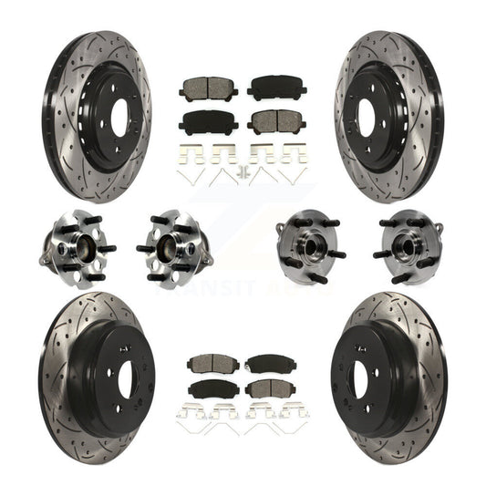 [Avant + Arrière] Kit d'ensemble roulement de roue et moyeu pour 2015-2017 Honda Odyssey KBB-113580
