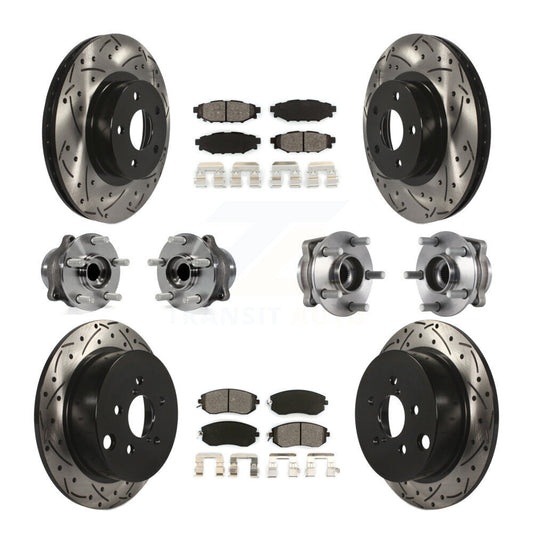 [Avant + Arrière] Kit d'ensemble roulement de roue et moyeu pour Subaru Impreza KBB-113588