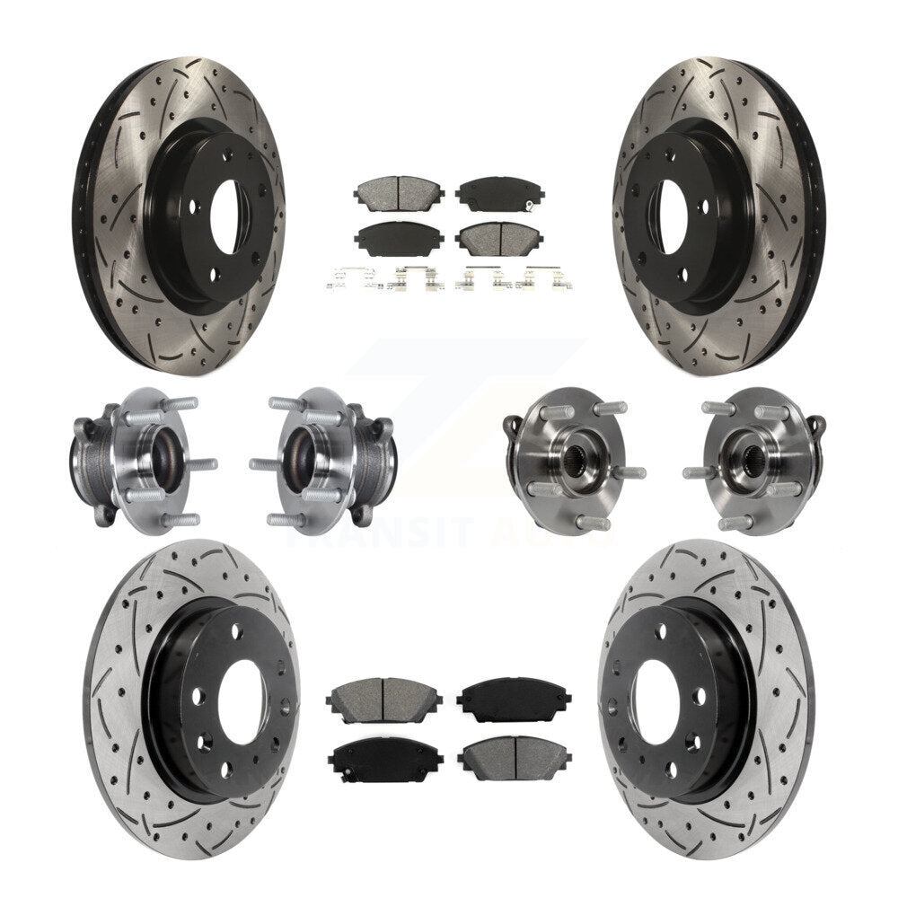 [Avant + Arrière] Kit d'ensemble roulement de roue et moyeu pour Mazda 3 Sport 2.5L KBB-113590