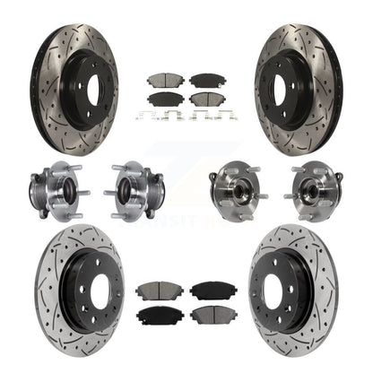 [Avant + Arrière] Kit d'ensemble roulement de roue et moyeu pour Mazda 3 Sport 2.5L KBB-113590