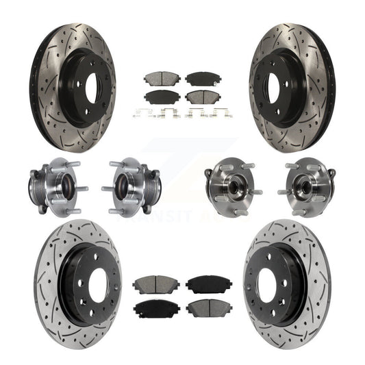 [Avant + Arrière] Kit d'ensemble roulement de roue et moyeu pour Mazda 3 Sport 2.5L KBB-113590