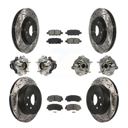 [Avant + Arrière] Kit d'ensemble roulement de roue et moyeu pour Nissan Rogue Sport Qashqai KBB-113592