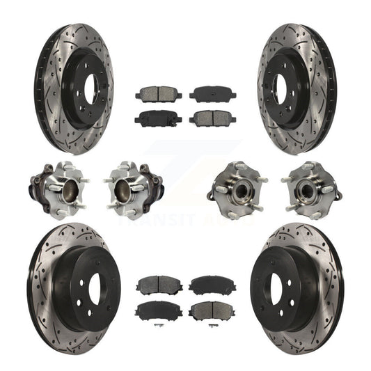 [Avant + Arrière] Kit d'ensemble roulement de roue et moyeu pour Nissan Rogue Sport Qashqai KBB-113592