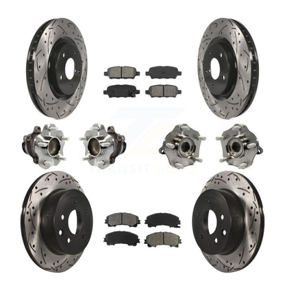 [Avant + Arrière] Kit d'ensemble roulement de roue et moyeu pour Nissan Rogue KBB-113593