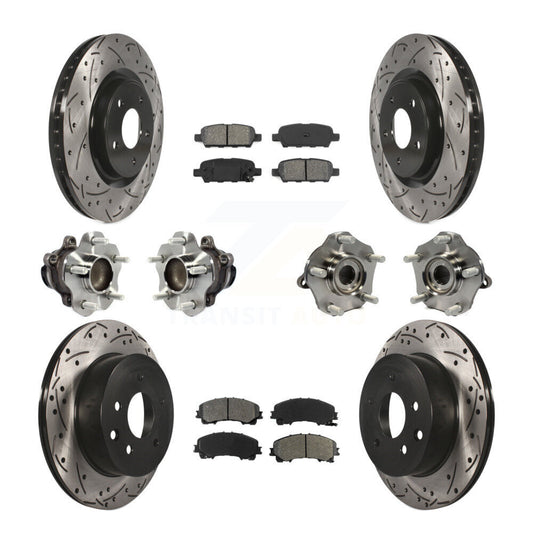 [Avant + Arrière] Kit d'ensemble roulement de roue et moyeu pour Nissan Rogue KBB-113593