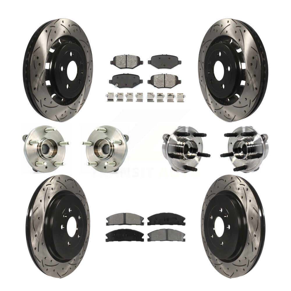 [Avant + Arrière] Kit d'ensemble roulement de roue et moyeu pour Ford Taurus Police Interceptor Sedan Special Service KBB-113600