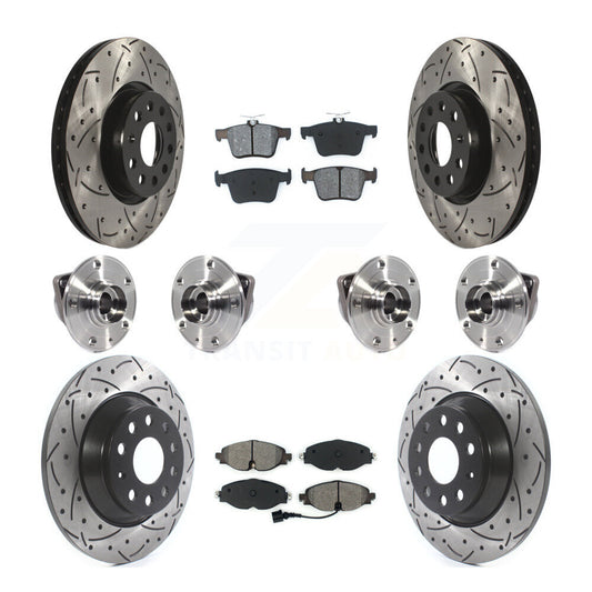 [Avant + Arrière] Kit d'ensemble roulement de roue et moyeu pour Audi TT Quattro KBB-113603