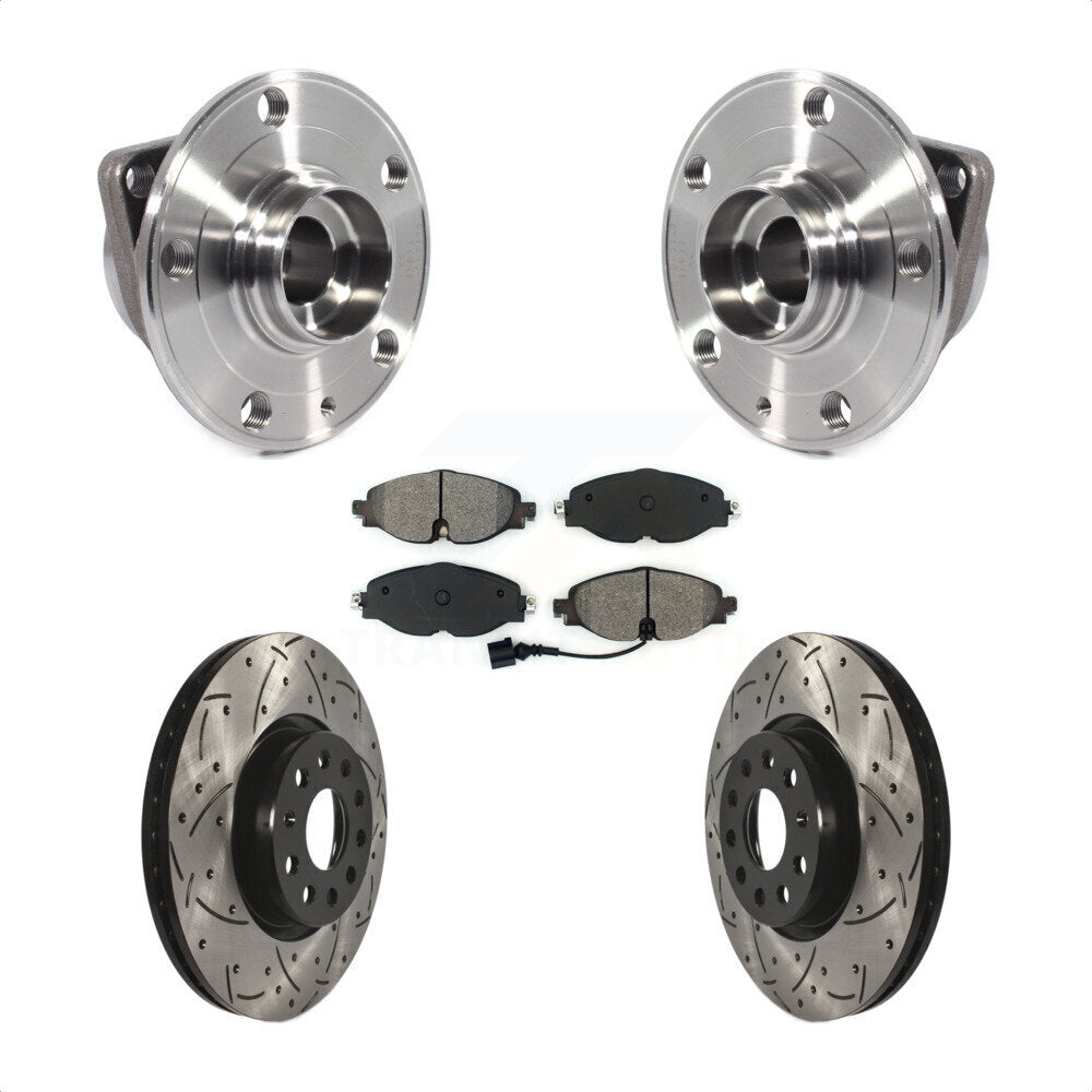 [Avant] Kit d'ensemble roulement de roue et moyeu pour Volkswagen GTI Audi Golf Alltrack A3 Sportback e-tron TT Quattro KBB-113611 par Transit Auto