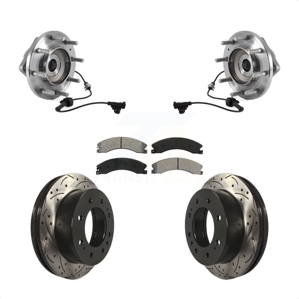 [Avant] Kit d'ensemble roulement de roue et moyeu pour 2011-2019 Chevrolet Silverado 3500 HD GMC Sierra avec Dual Rear Wheels 4WD KBB-113618