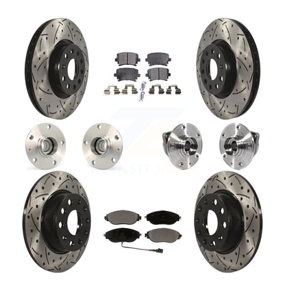 [Avant + Arrière] Kit d'ensemble roulement de roue et moyeu pour 2015 Volkswagen GTI avec Performance Package KBB-113624