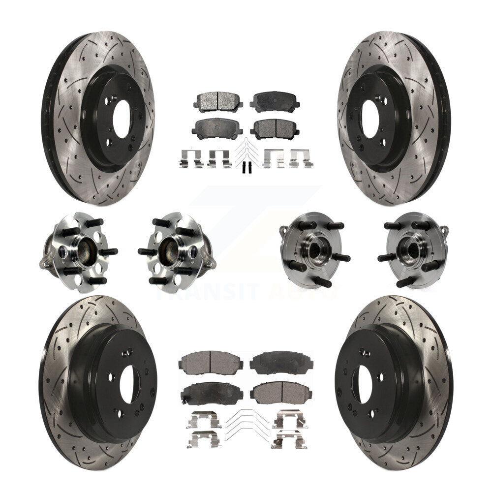 [Avant + Arrière] Kit d'ensemble roulement de roue et moyeu pour 2011-2014 Honda Odyssey KBB-113629