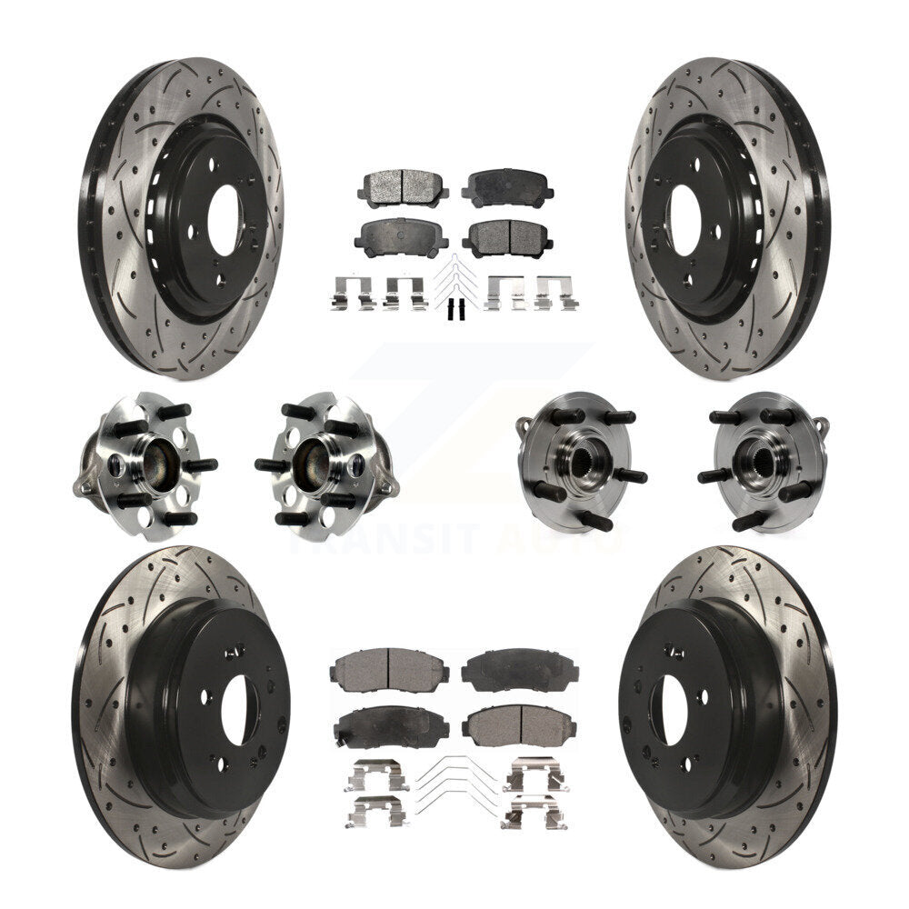 [Avant + Arrière] Kit d'ensemble roulement de roue et moyeu pour 2015-2017 Honda Odyssey KBB-113630
