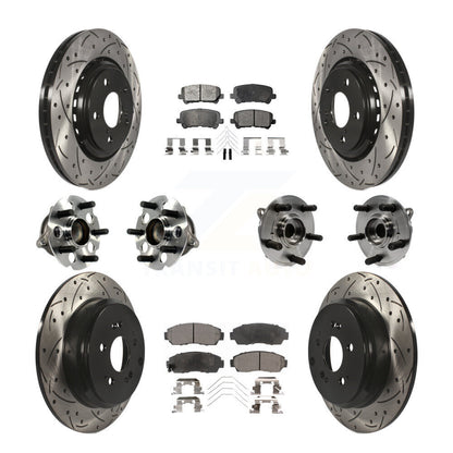 [Avant + Arrière] Kit d'ensemble roulement de roue et moyeu pour 2015-2017 Honda Odyssey KBB-113630