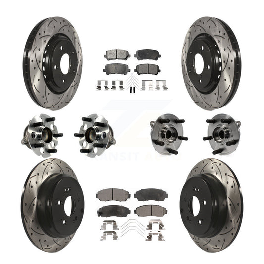 [Avant + Arrière] Kit d'ensemble roulement de roue et moyeu pour 2015-2017 Honda Odyssey KBB-113630