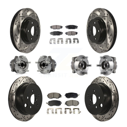 [Avant + Arrière] Kit d'ensemble roulement de roue et moyeu pour Subaru Impreza KBB-113640
