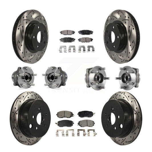 [Avant + Arrière] Kit d'ensemble roulement de roue et moyeu pour Subaru Impreza KBB-113640