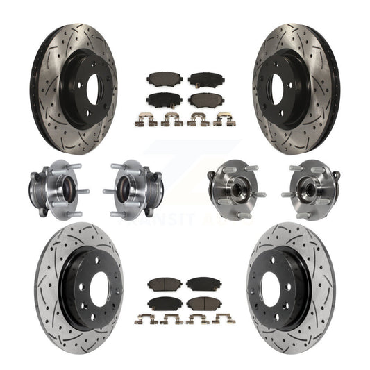 [Avant + Arrière] Kit d'ensemble roulement de roue et moyeu pour Mazda 3 Sport 2.5L KBB-113643